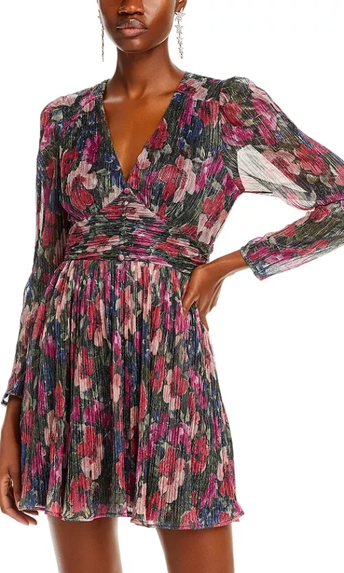 Midnight Petal - Mini Dress