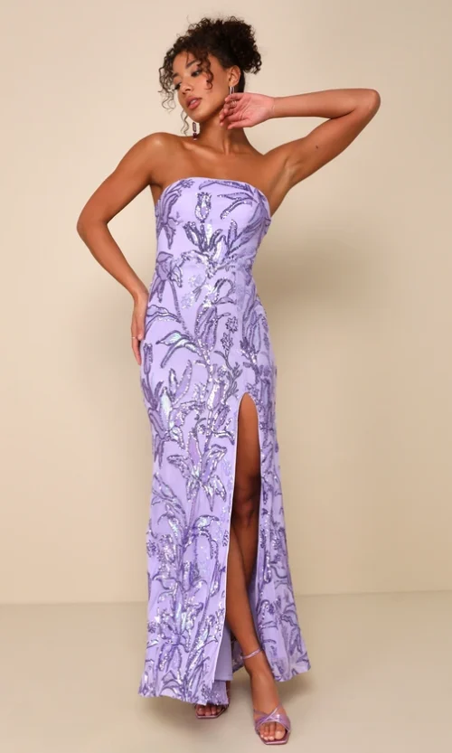 Lavender Glow — Gown Dress