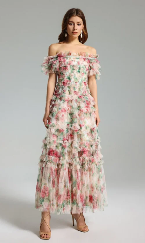 Petal Haze — Tulle Gown